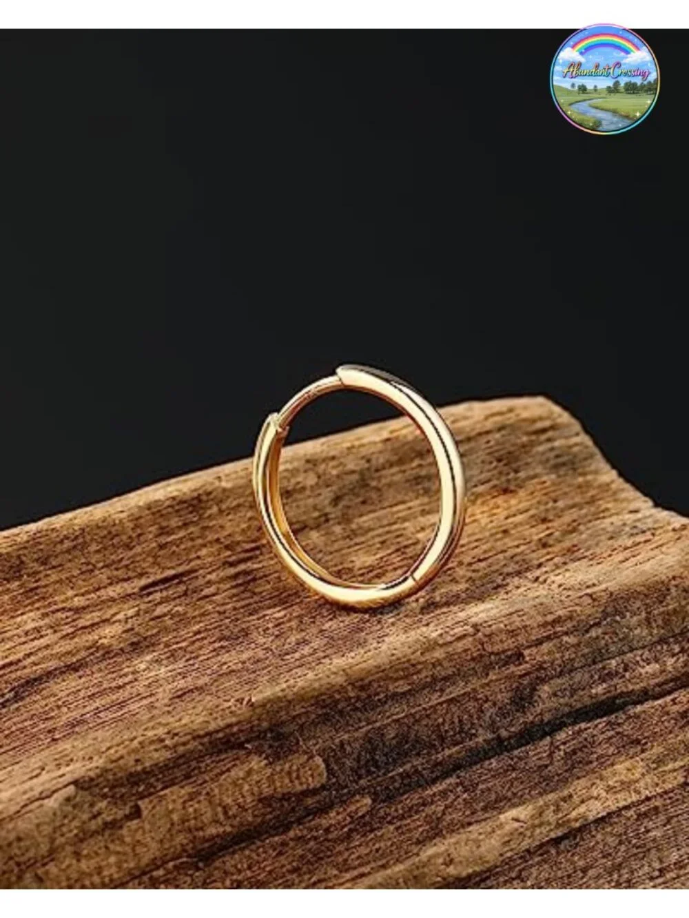 14K Gold Tiny Huggie Hoop Earrings 6-12mm Hypoallergenic Sleeper Hoops Solid